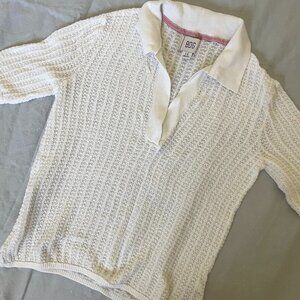 BDG short sleeve knit sweater top Large